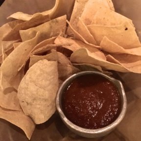 Gluten-free chips and salsa from Temazcal Tequila Cantina